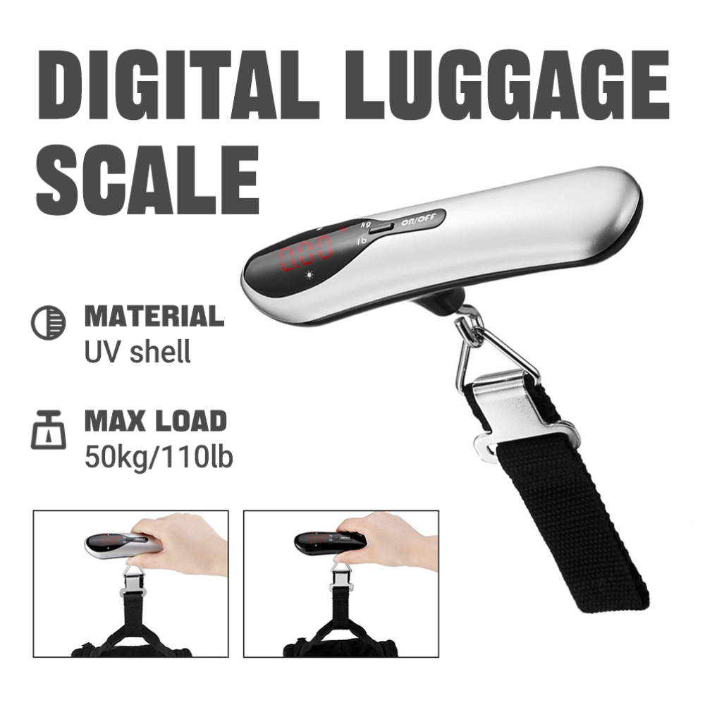 Luggage Scale Hanging - ميزان رقمي محمول للأمتعة بسعة 50