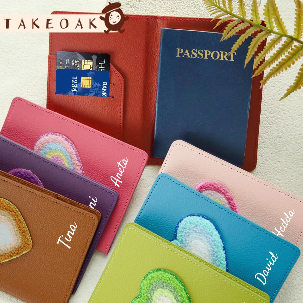 Travel Accessories Hong Kong - غطاء جواز سفر مخصص بتصميم قلب