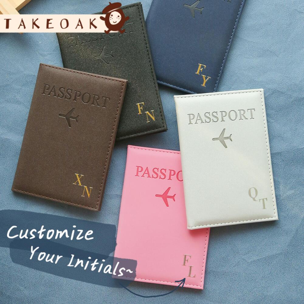 Travel Accessories Hong Kong - غطاء جواز سفر مخصص بحروف أولى
