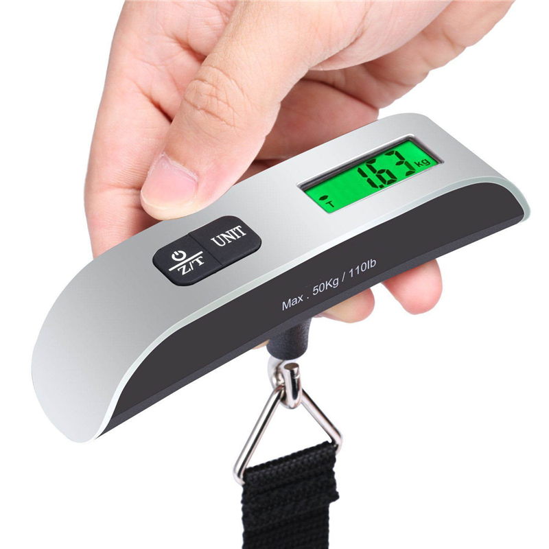 Luggage Scale Hanging - ميزان محمول رقمي بشاشة LCD سعة