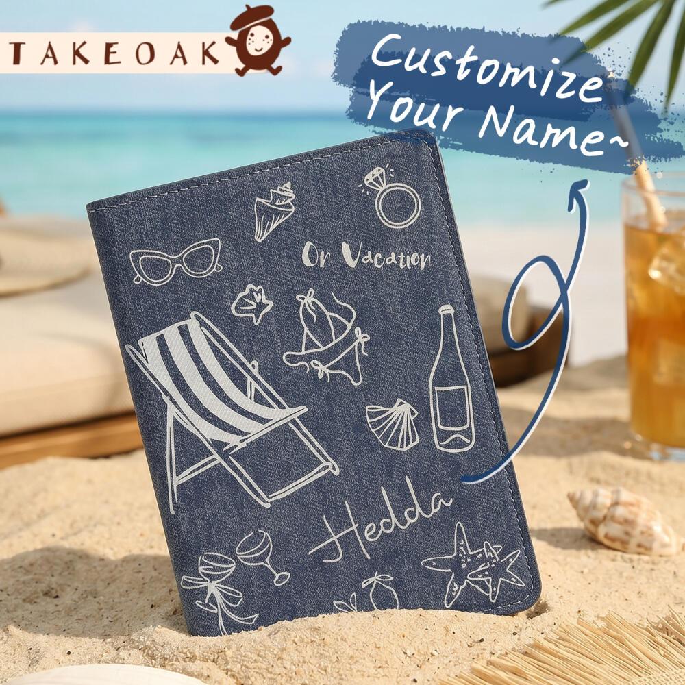 Travel Accessories Hong Kong - غطاء جواز سفر مخصص بتصميم عطلة
