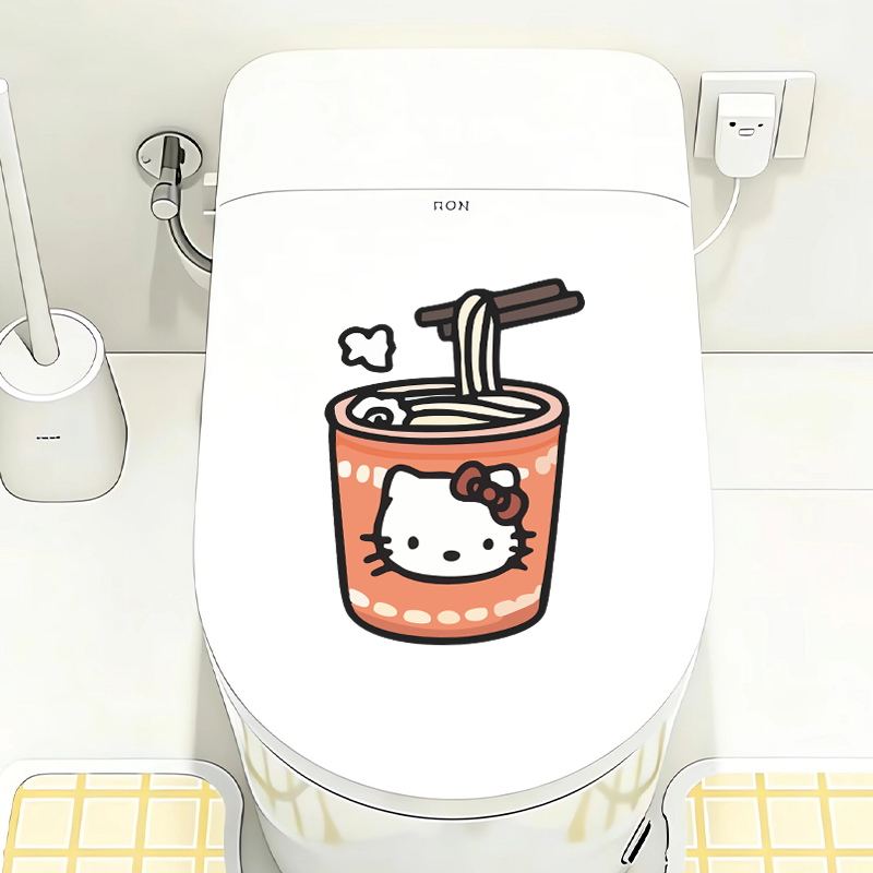 ملصقات حمام سانريو هيلو كيتي ا - مراجعة Sticker Luggage Decorative وسعره