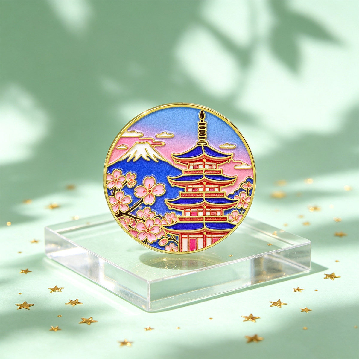 دبوس مينا بتصميم زهرة الكرز ال - مراجعة Travel Accessories For Japan وسعره