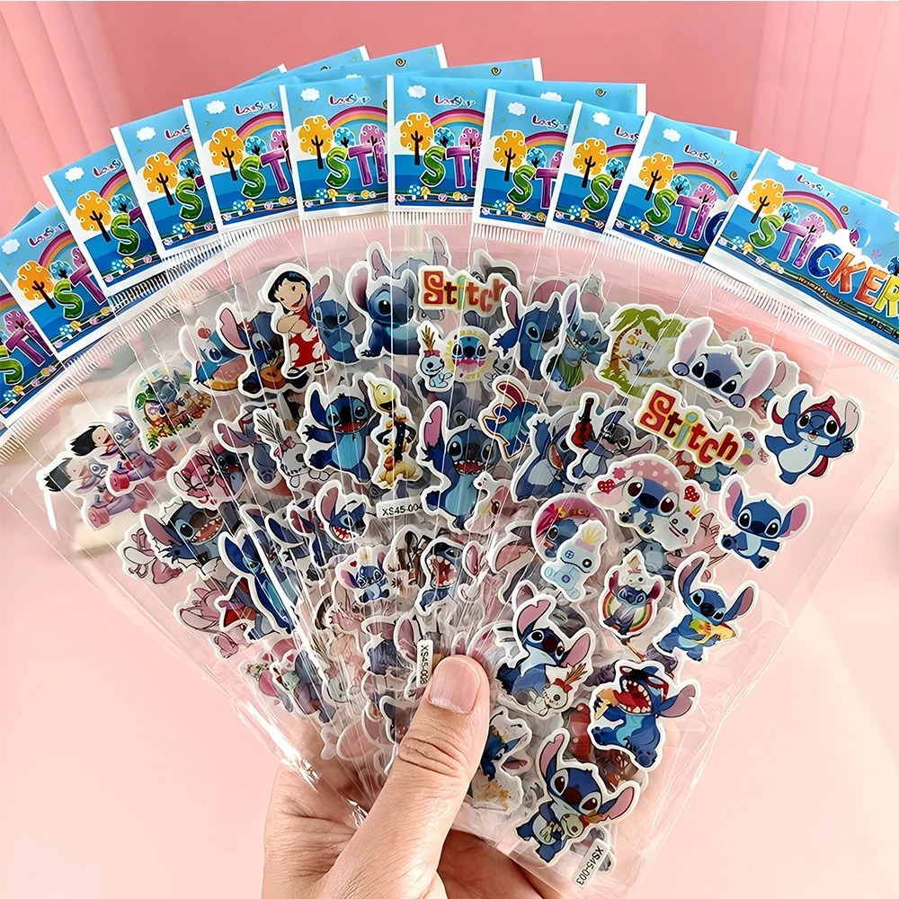 48 ورقة ملصقات ديزني ليلو وستي - مراجعة Sticker Luggage Decorative وسعره