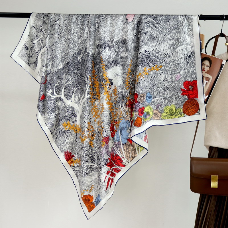 وشاح حريري فاخر بطول 110 سم، م - مراجعة Travel Accessories Neck وسعره