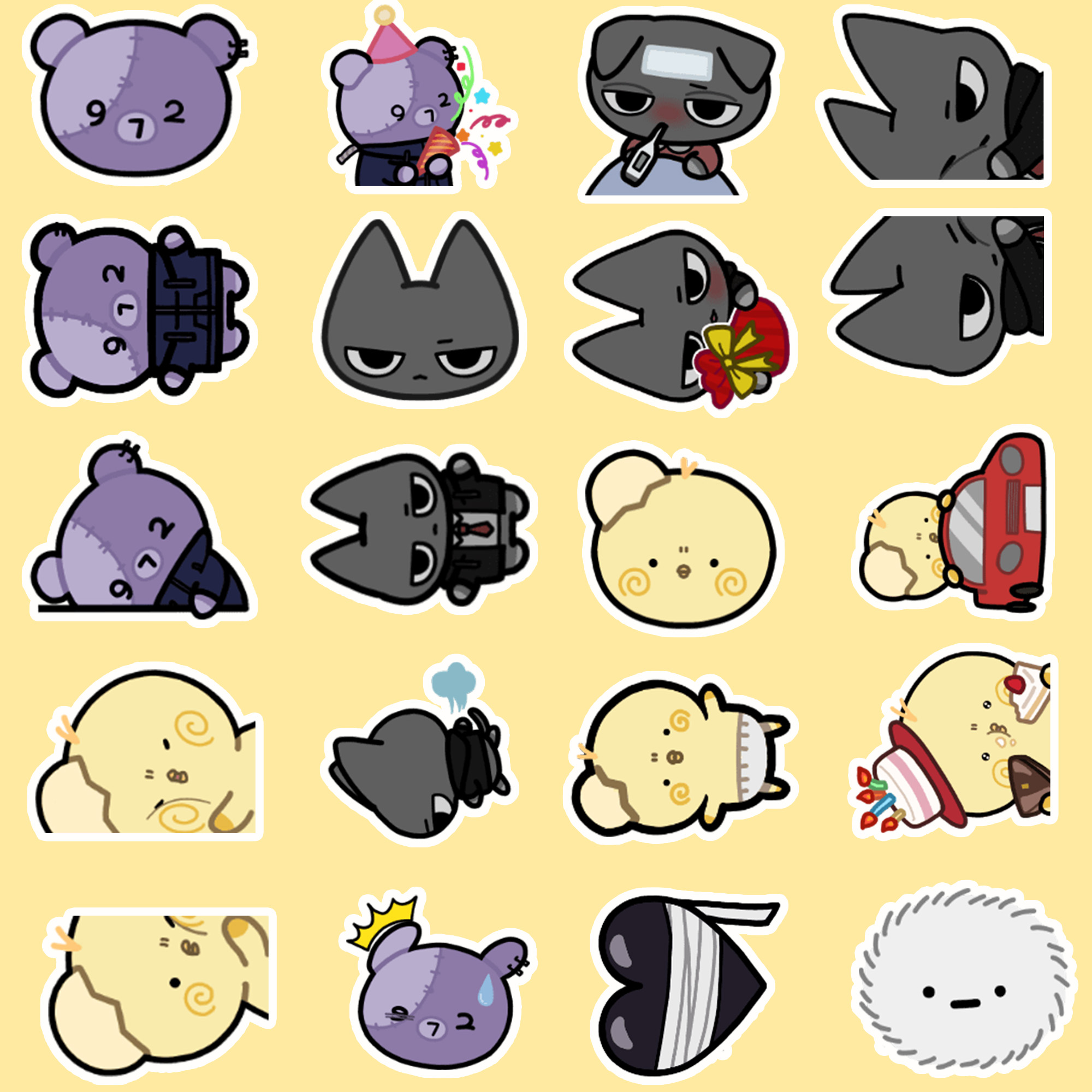40 قطعة من ملصقات الدب الفنية  - مراجعة Sticker Luggage Decorative وسعره