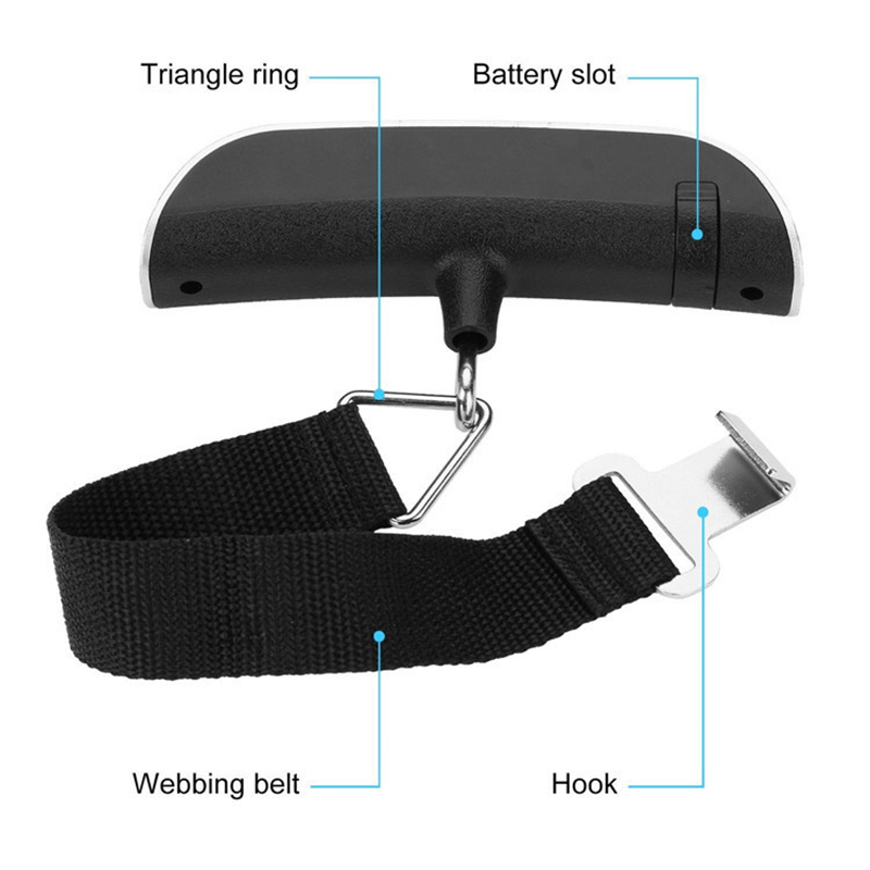 ميزان محمول رقمي بشاشة LCD سعة - مراجعة Luggage Scale Hanging وسعره