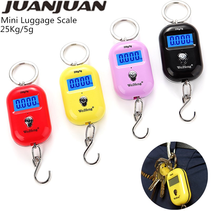 ميزان بخطاف صغير 25 كجم/5 جم م - مراجعة Luggage Scale Hanging وسعره