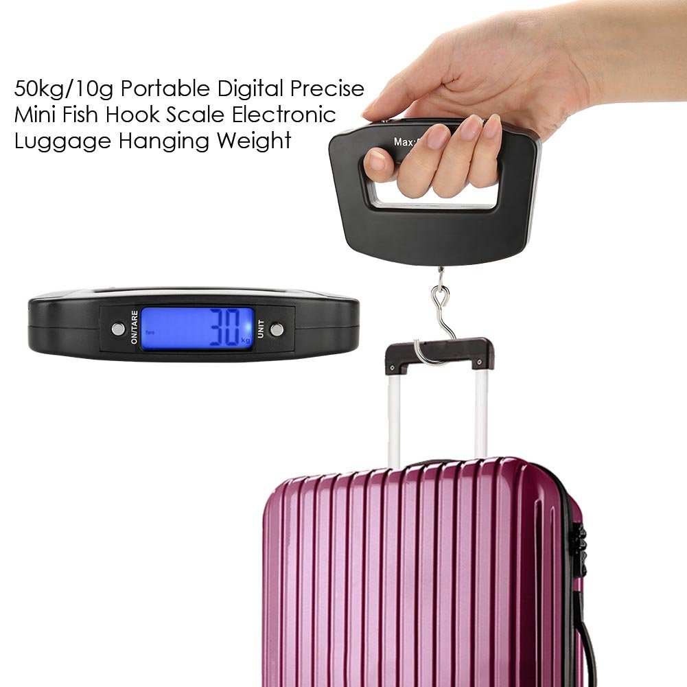 ميزان رقمي للصيد بسعة 50 كجم م - مراجعة Luggage Scale Hanging وسعره