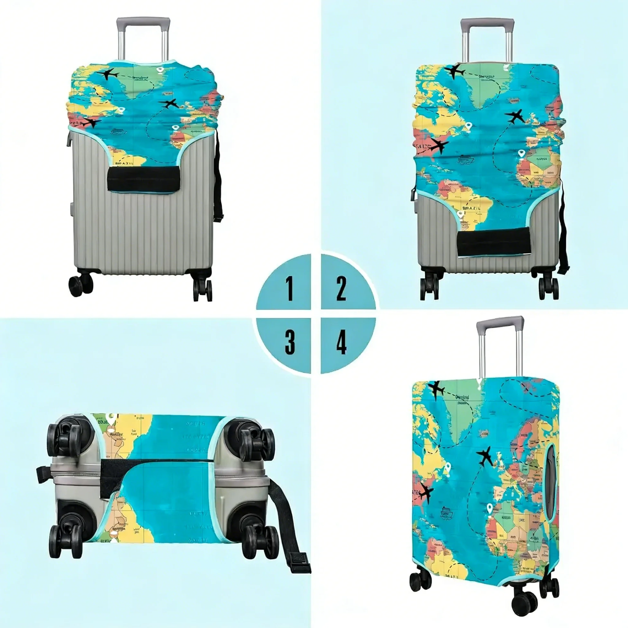 غطاء حماية حقائب السفر بنمط خر - مراجعة Travel Related Accessories وسعره