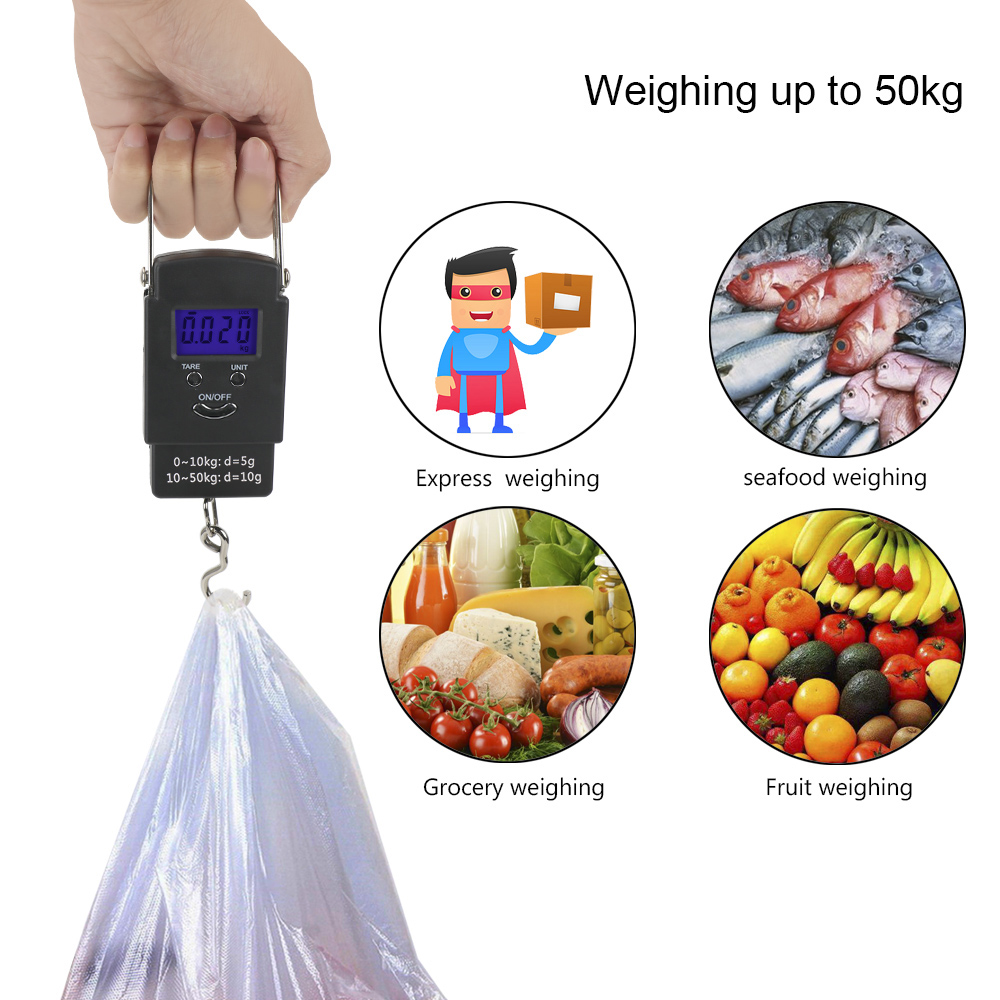 مقياس وزن رقمي محمول معلق ، مق - مراجعة Luggage Scale Hanging وسعره