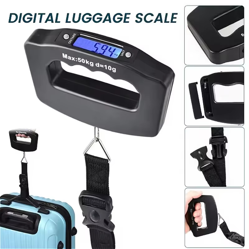 ميزان رقمي للأمتعة بسعة 50 كجم - مراجعة Luggage Scale Hanging وسعره