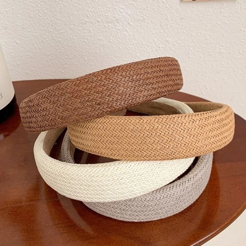 عصابة رأس منسوجة من القش بتصمي - مراجعة Travel Accessories For Elderly وسعره