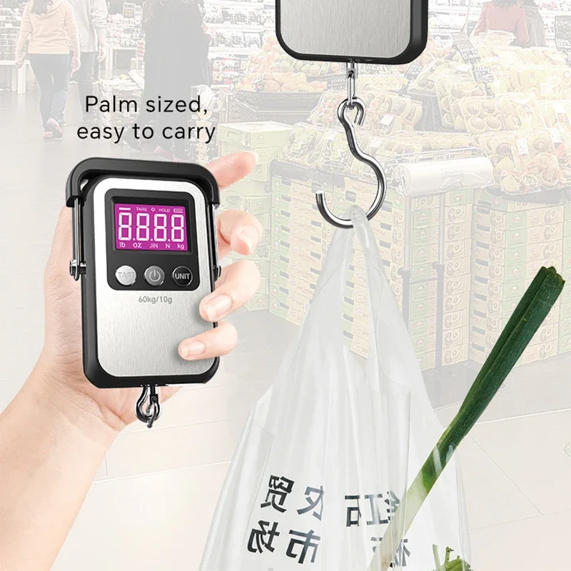60 كجم/10 جرام المحمولة مقياس  - مراجعة Luggage Scale Hanging وسعره