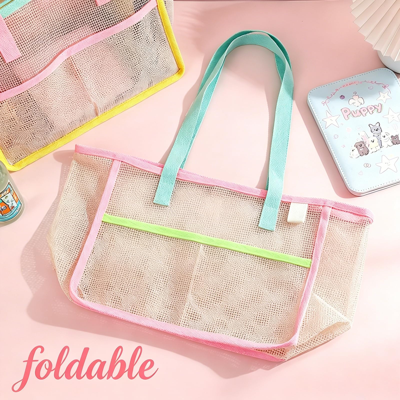 حقائب شاطئ نسائية ملونة قابلة  - مراجعة Travel Accessories Bag وسعره