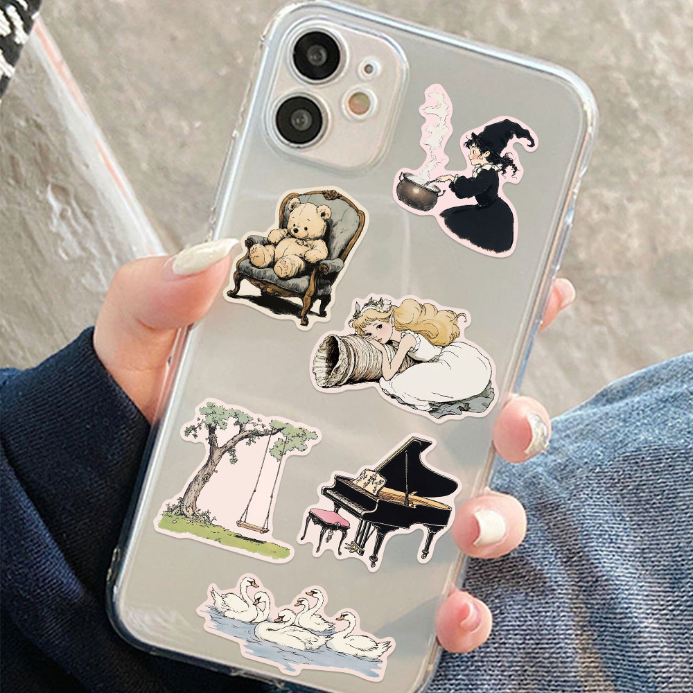 50 قطعة ملصق العالم الهزلي الك - مراجعة Sticker Luggage Decorative وسعره