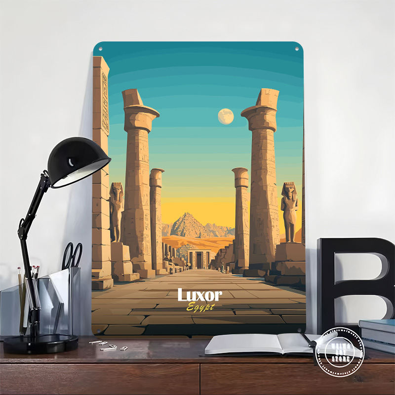 لوحة معدنية بتصميم لوكر مصر، ه - مراجعة Travel Accessories Egypt وسعره