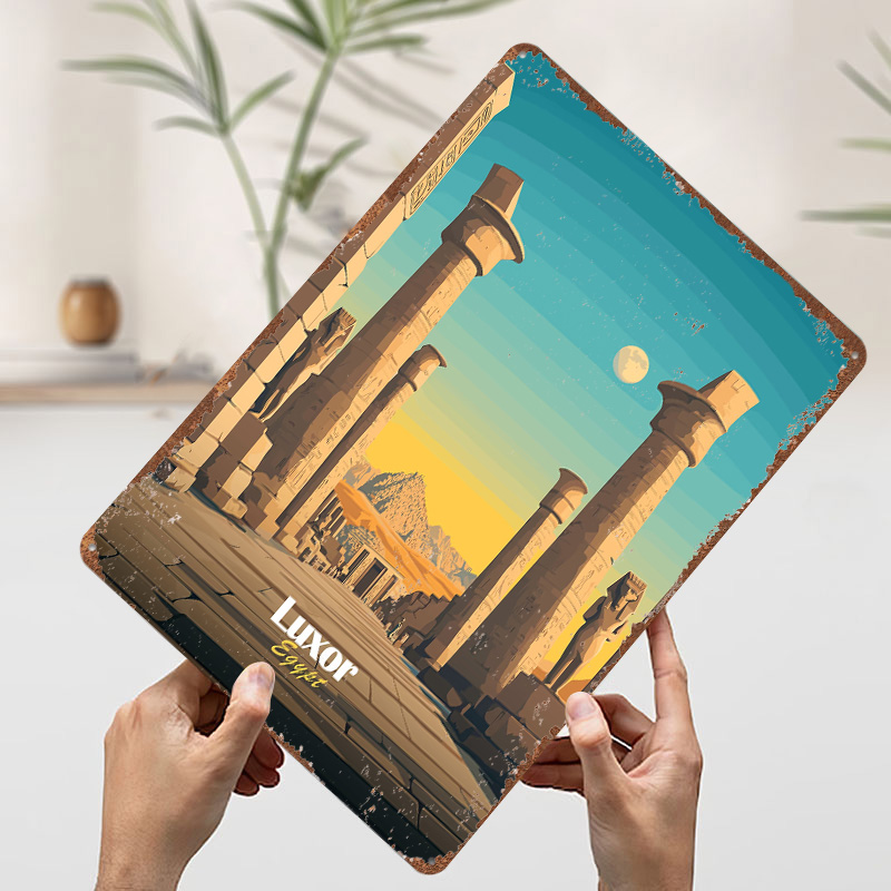 لوحة معدنية بتصميم لوكر مصر، ه - مراجعة Travel Accessories Egypt وسعره