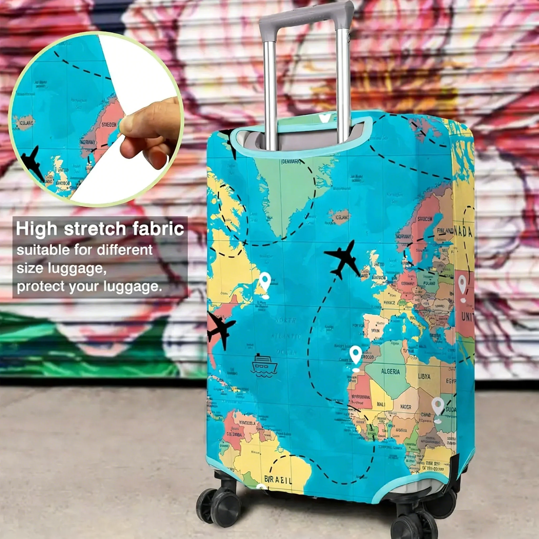 غطاء حماية حقائب السفر بنمط خر - مراجعة Travel Related Accessories وسعره