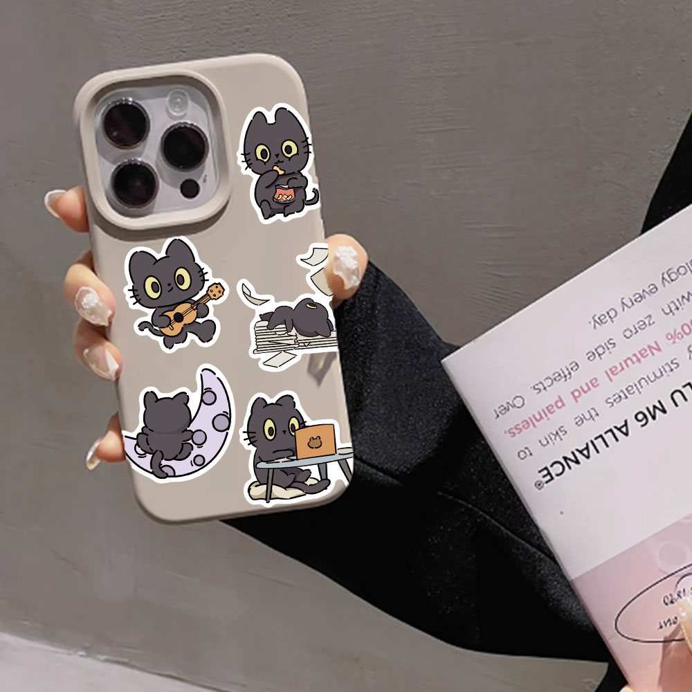 50 قطعة القط المشاغب ملصق مضحك - مراجعة Sticker Luggage Decorative وسعره