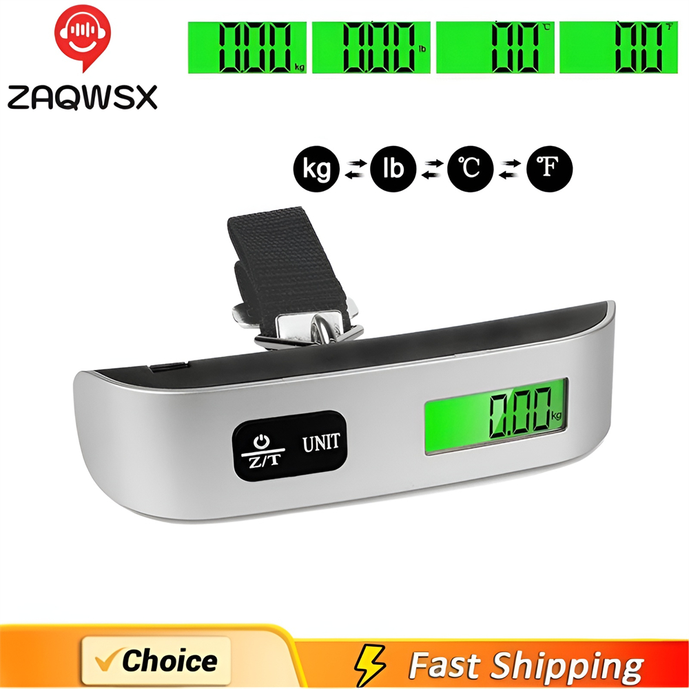 مقياس محمول شاشة الكريستال الس - مراجعة Luggage Scale Hanging وسعره