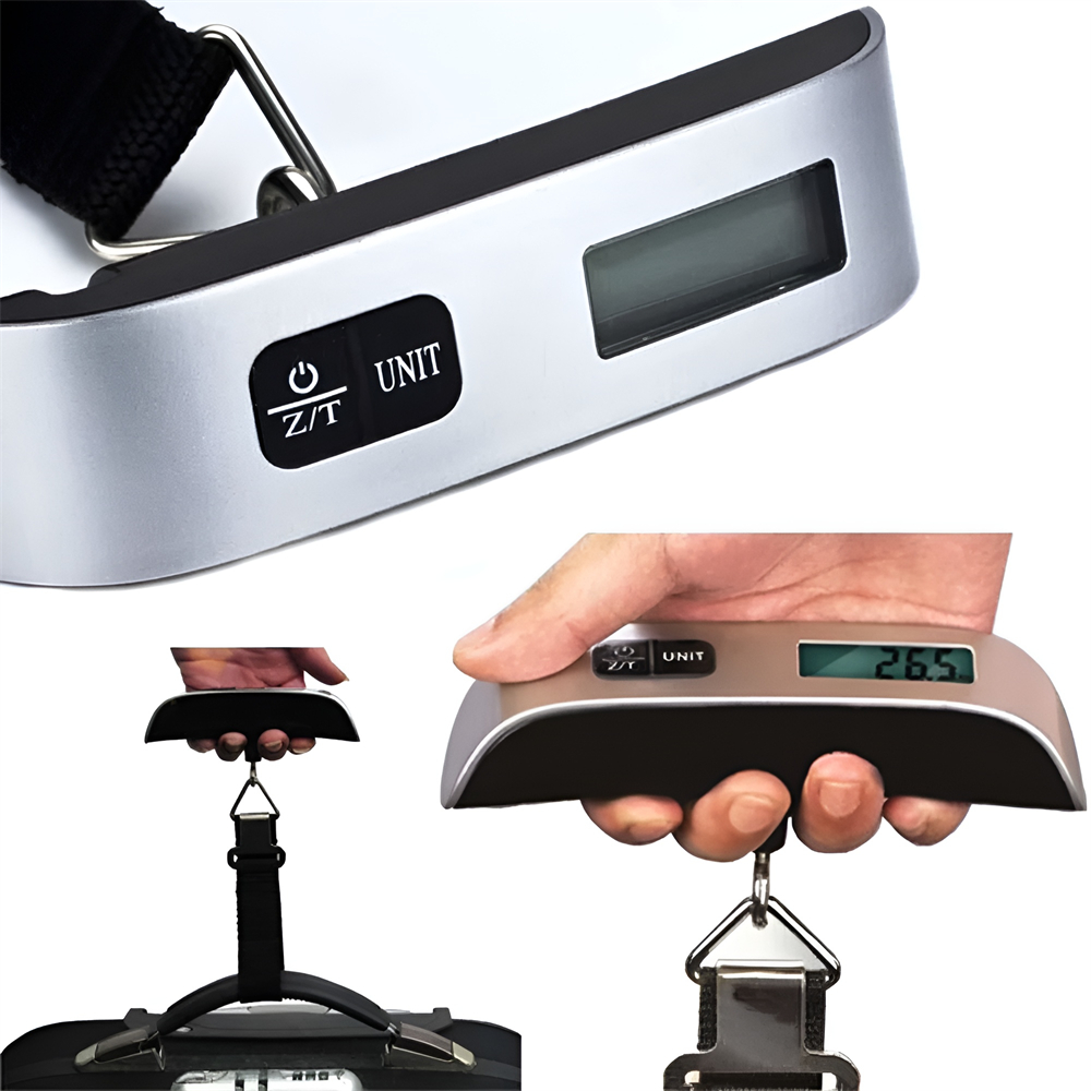 مقياس محمول شاشة الكريستال الس - مراجعة Luggage Scale Hanging وسعره