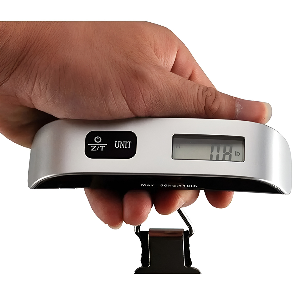 مقياس محمول شاشة الكريستال الس - مراجعة Luggage Scale Hanging وسعره