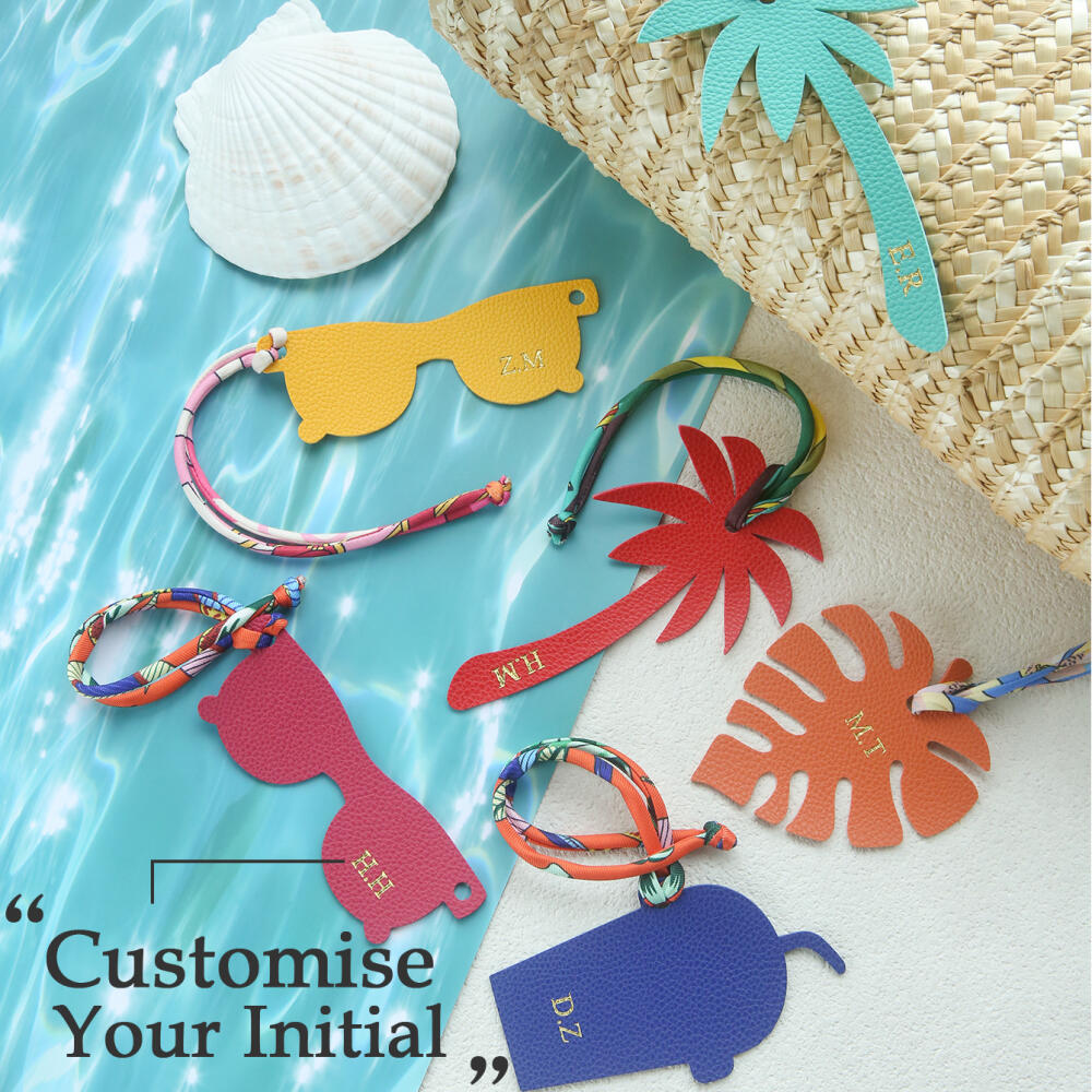 بطاقة تعريف أمتعة جلدية مخصصة  - مراجعة Travel Accessories Hong Kong وسعره