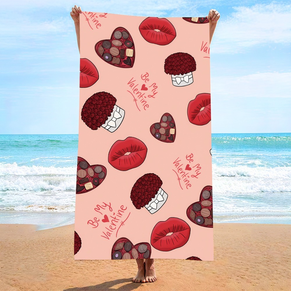 منشفة حمام بتصميم رمز القلب مق - مراجعة Travel Towel Quick Dry وسعره