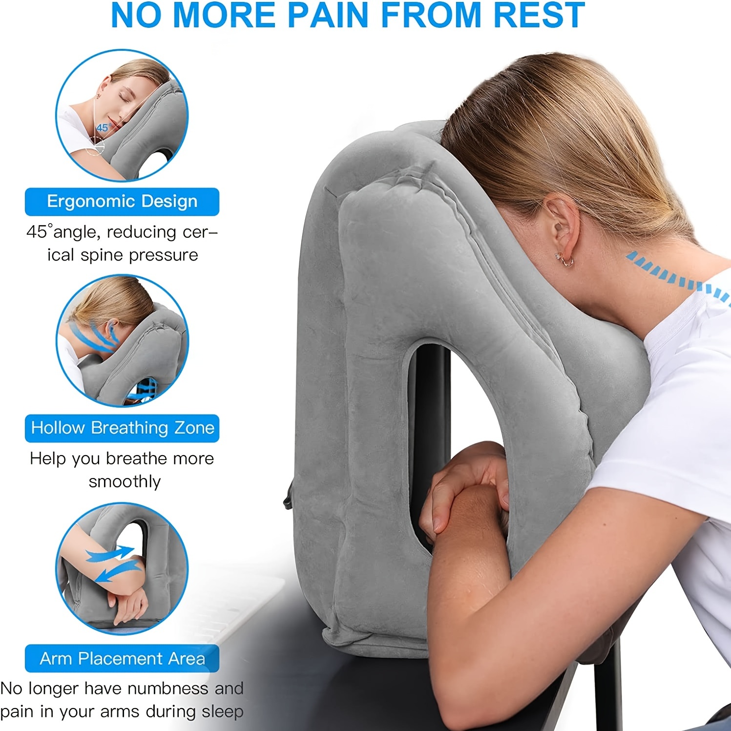 وسادة سفر قابلة للنفخ، إكسسوار - مراجعة Travel Accessories For Long Haul Flights وسعره
